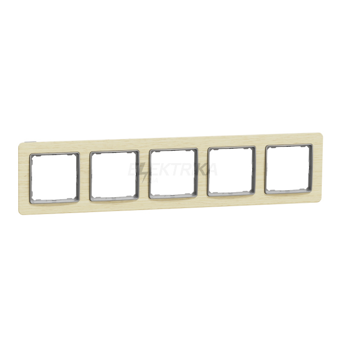 Рамка 5-постова  Штучне дерево Sedna Elements Schneider Electric SDD380805
