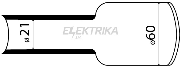 Термозбіжна трубка з клейовим шаром АСКО-УКРЕМ №60 (1м) чорний (A0150040064)