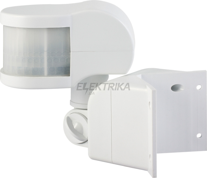 Датчик руху інфрачервоний e.sensor.pir.13.white(білий) 270°, IP44 (s061018)
