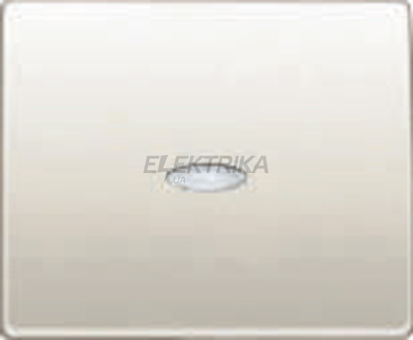 Клавіша вимикача одноклавішного з підсвічуванням Siemens Mega білий сатиновий (22705-BSL)