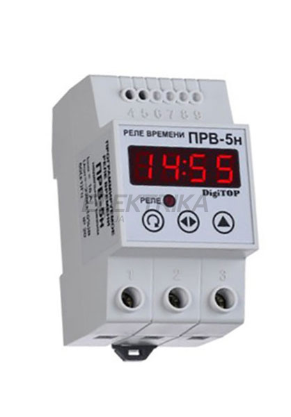 Реле часу ПРВ-5н (тижневий режим) DIN