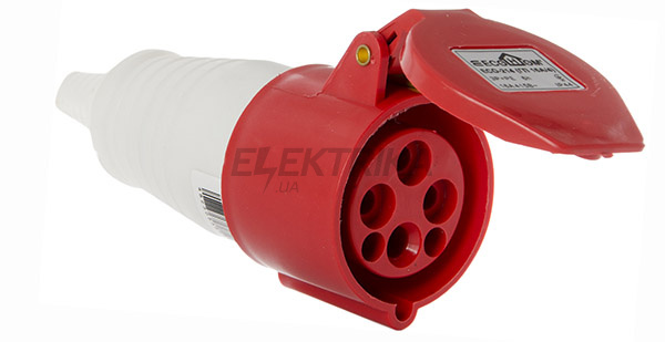 Розетка переносна ECO-214 (ГП 16А/4 3Р+РЕ)