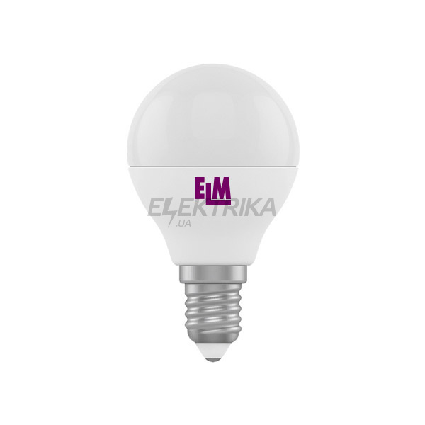 Лампа світлодіодна куля PA10L 5W E14 4000K алюмопласт. корп. 18-0073