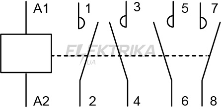 Контактор модульний АСКО-УКРЕМ MK-N 4P 63A 2NO2NC (A0040030037)