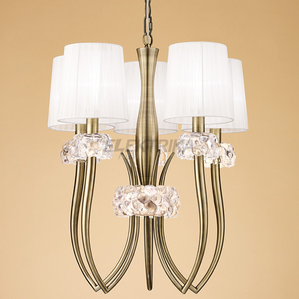 Люстра Mantra LOEWE ANTIQUE BRASS 4732
