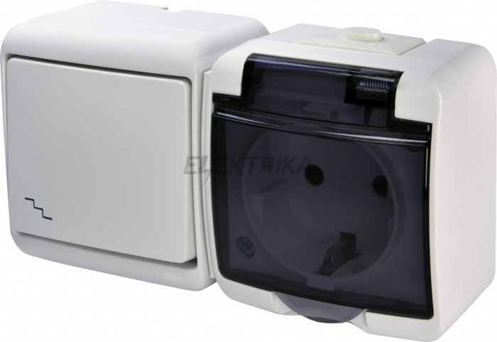 Вимикач із розеткою ETI VRHH-3sd 004668036