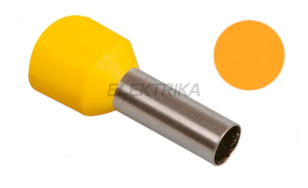 Наконечник-гільза Е0508 0,5 мм помаранчевий, 20шт