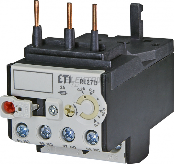 Теплове реле ETI RE27D-0,4 004642400