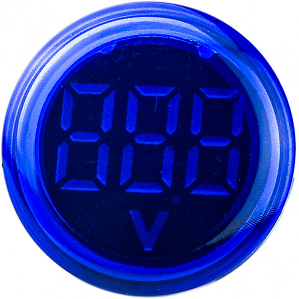Вольтметр цифровий АСКО-УКРЕМ ED16-22 VD 30-500В АС синій (A0190010019)