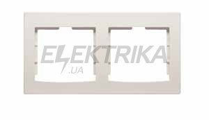 Рамка 2-місна Anya, горизонтальна, слонова кістка, Schneider Electric