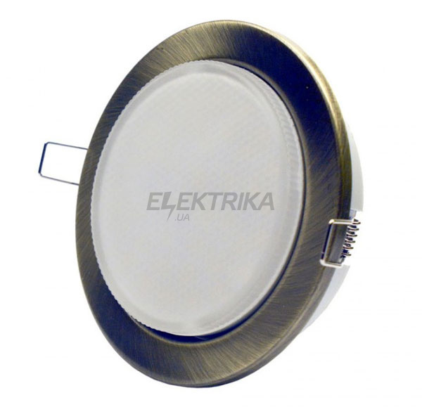 Світильник світлодіодний LED GX53 8W 3000K AB, бронза