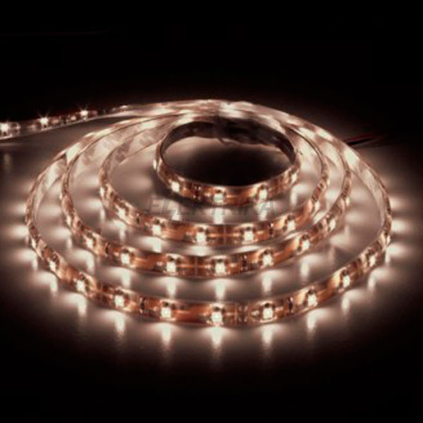 Стрічка світлодіодна LS603/ SANAN LED-RL 60SMD/m 4.8W/m 12V 5m-8-0.22mm білий теплий