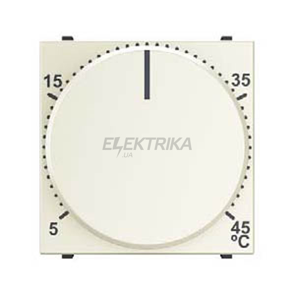 Механізм терморегулятора із вуличним датчиком температури Zenit N2240.3 BL, білий