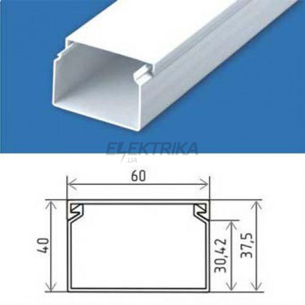 Кабельний канал 60х40 (32) 220 ТМ