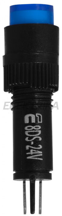 Сигнальна арматура АСКО-УКРЕМ AD22E-8DS 24V АC/DC синій (A0140030174)