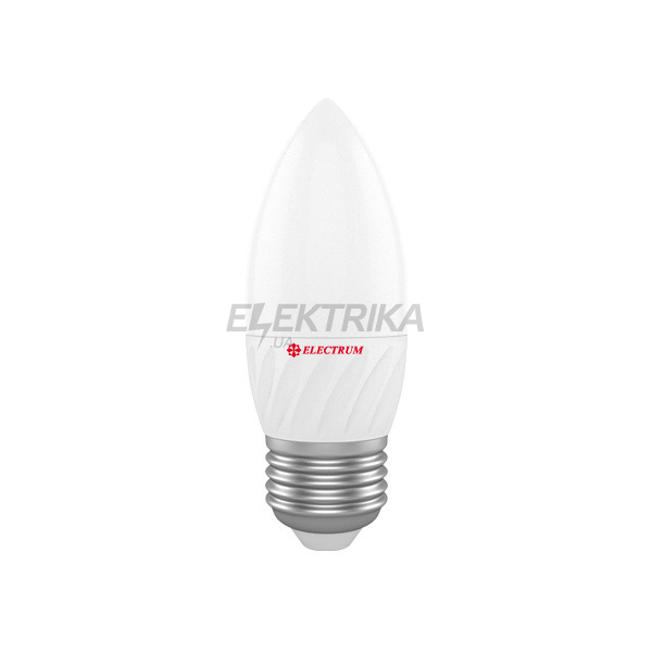 Світлодіодна лампа, С37 6Вт E27 2700K PA LC-12