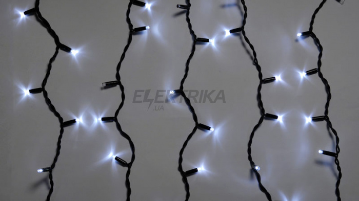Гірлянда зовнішня DELUX ICICLE 108LED 2x1m 27 білий/чорний IP44 EN (90012940)