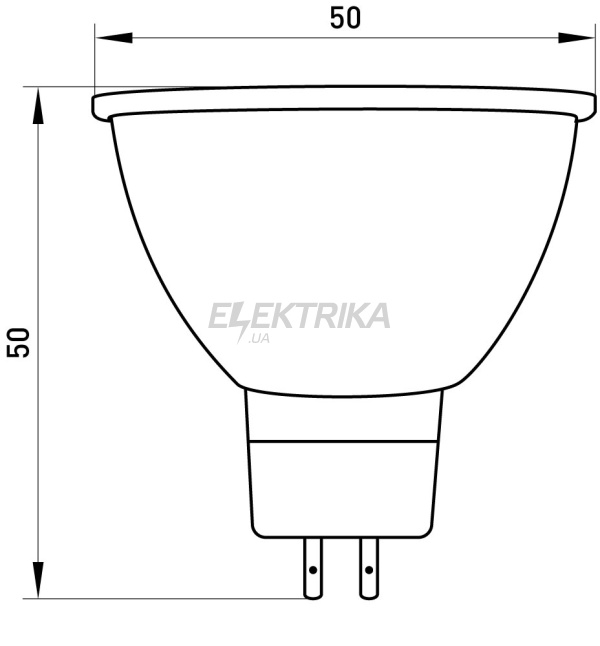 Лампа світлодіодна e.LED.lamp.G5,3.6.3000 (l0650632)