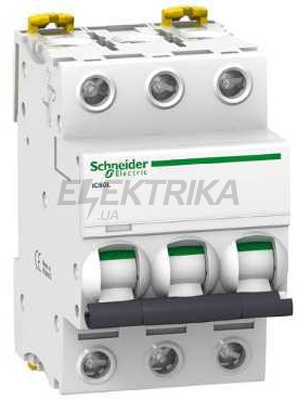Автоматичний вимикач Acti 9 iC60L 3P 0,5A (C)