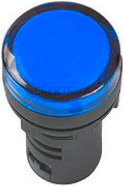 Індикатор AD-22DS LED-матриця d22мм синій 24В AC/DC