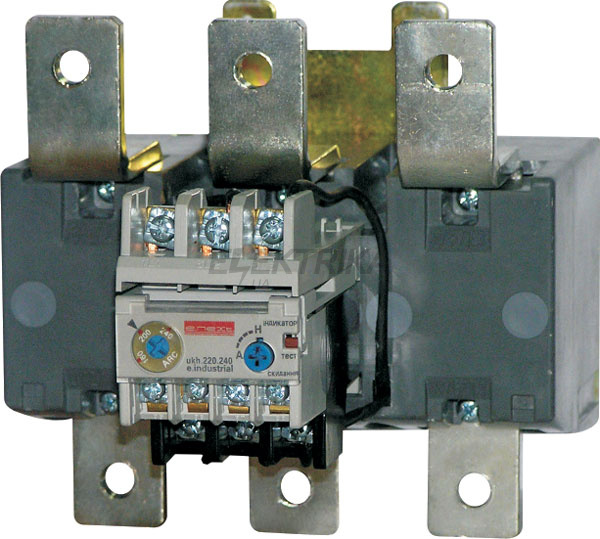 Теплове реле e.industrial.ukh.630.380.630, номін. Струм 630А, діап. регул. 380-630 А