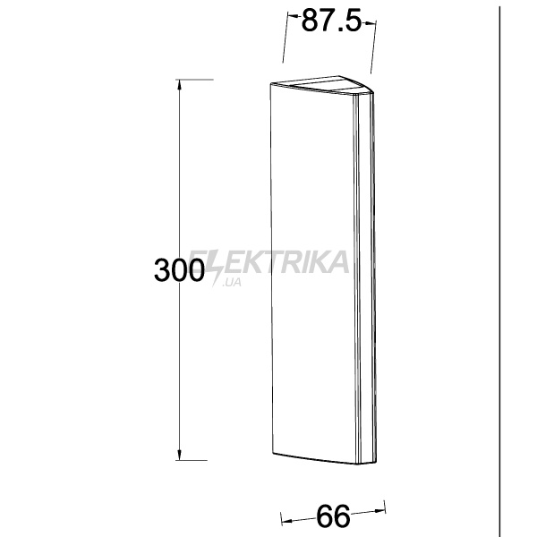 Світильник вуличний настінний LUTEC Leo 5192701118 Architectural (50556)