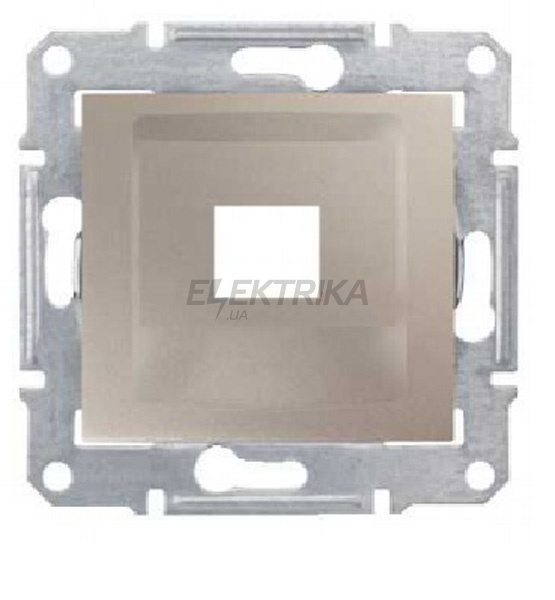 Адаптер для конекторів 1м RDM КАТ5Е 6 UTP Schneider Electric Sedna титан (SDN4300468)