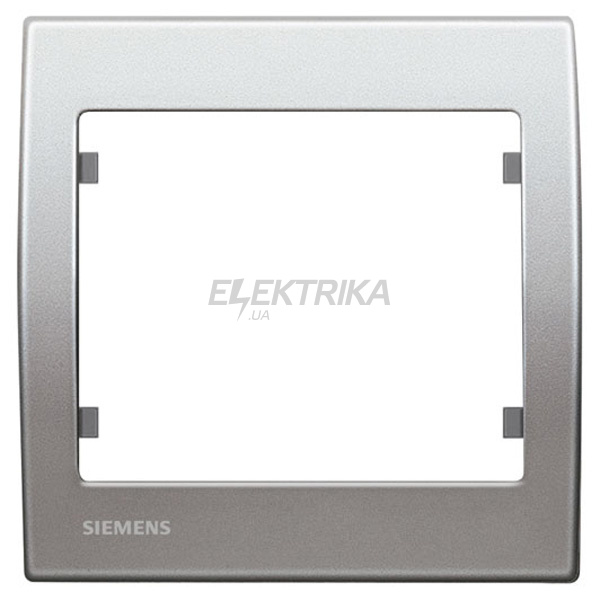 Рамка 1 пост Siemens Iris алюміній меркурій (S18001 MA)