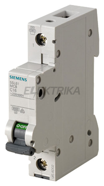 АВТОМАТ ЗАХИСТУ SIEMENS 230/400V 6KA, 1-ПОЛ., C, 32A