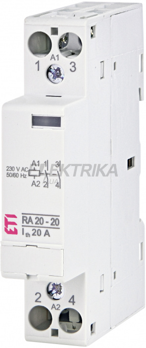 Модульний контактор ETI RA 20-20 230V AC 002464092