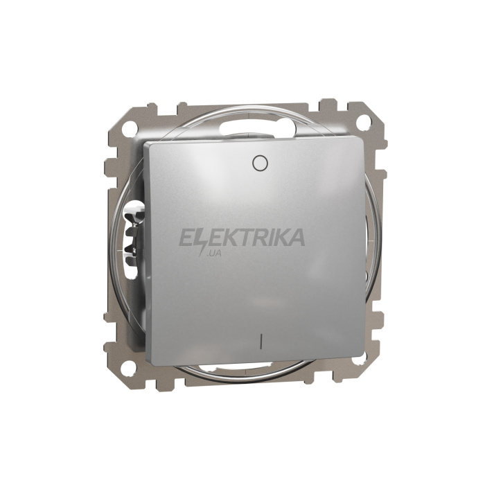 Двополюсний вимикач, Алюміній, Sedna Design, Schneider Electric SDD111102