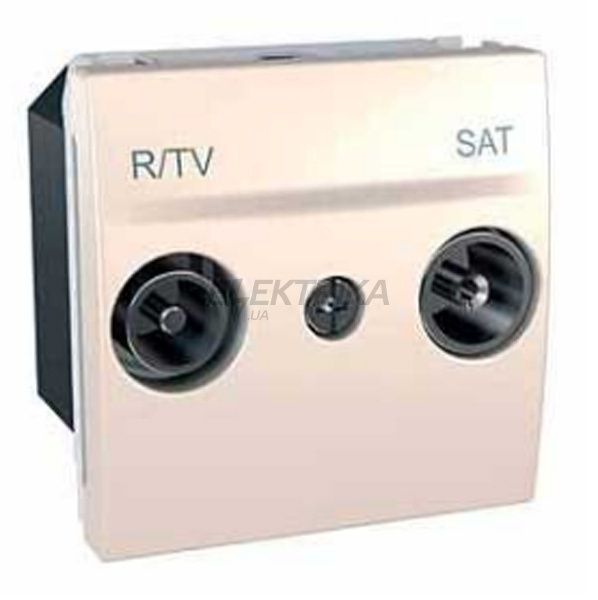 Розетка R-TV/SAT одиночна, слонова кістка