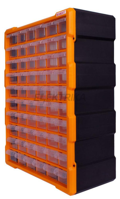 Органайзер пластиковий, e.toolbox.pro.22, 24" 60-секційний 381х157х475мм (t011022)