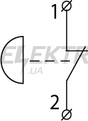 Кнопка "грибок" "Стоп" АСКО-УКРЕМ LAY5-ER42 (d 60 мм) червоний (A0140010192)