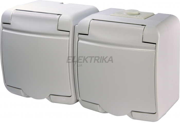 Розетка ETI RHE-2s 004668019