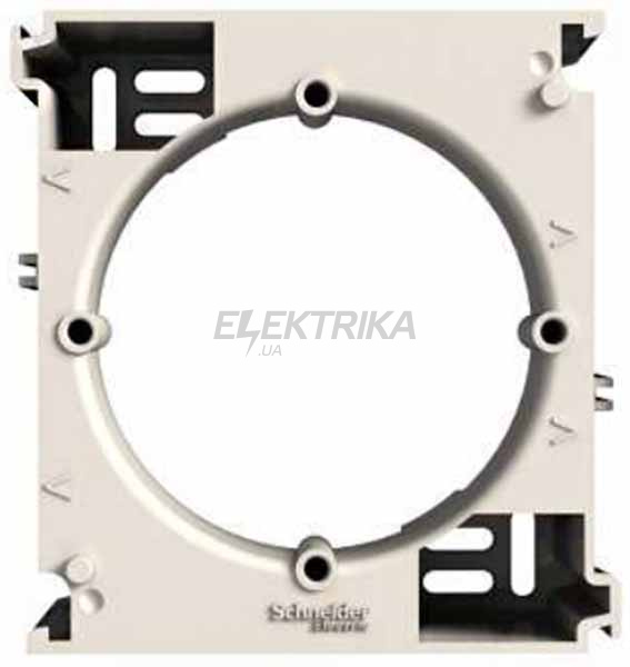 Коробка (підрозетник) Schneider Electric Asfora для зовнішнього монтажу кремовий (EPH6100123)