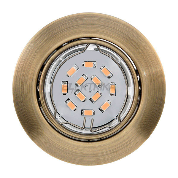Точковий світильник, що вбудовується "Peneto" 1x5W GU10 LED, бронза, 94243