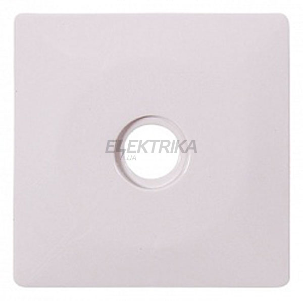 Панель e.lux.15111L.pn.tv.white для розетки, біла