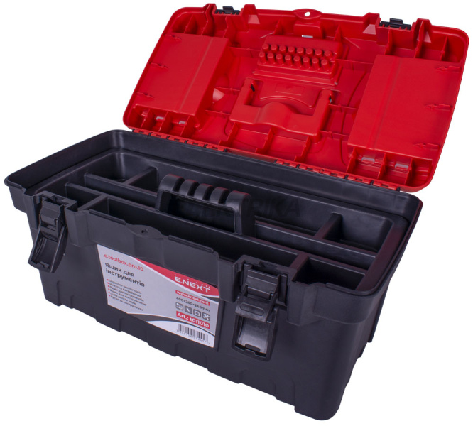 Ящик для інструментів, e.toolbox.pro.10, 19" 490x260x246мм (t011010)