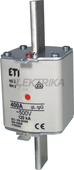 Плавка вставка запобіжник ETI NH2 gG 315A/690V 004185322