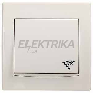 Кнопка "сходи" з підсвічуванням Anya, слонова кістка, Schneider Electric