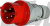 Силова вилка переносна розбірна 3Р+N+Z, 400В, 16А, IP44