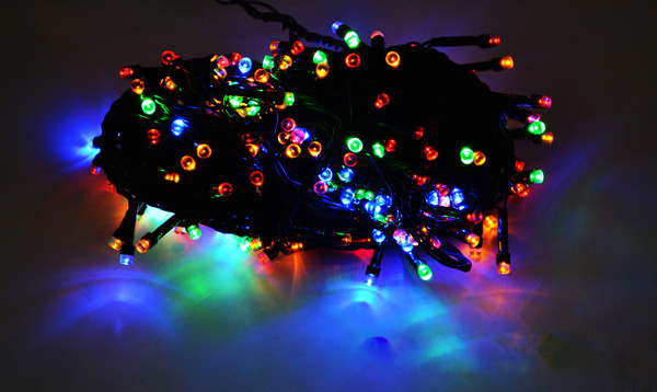 Гірлянда (500LED), чорний шнур