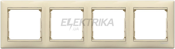 Рамка горизонтальна, 4-постова, слонова кістка, Valena