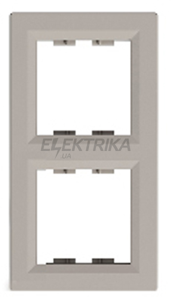 Рамка вертикальна 2 пости Schneider Electric Asfora бронза (EPH5810269)