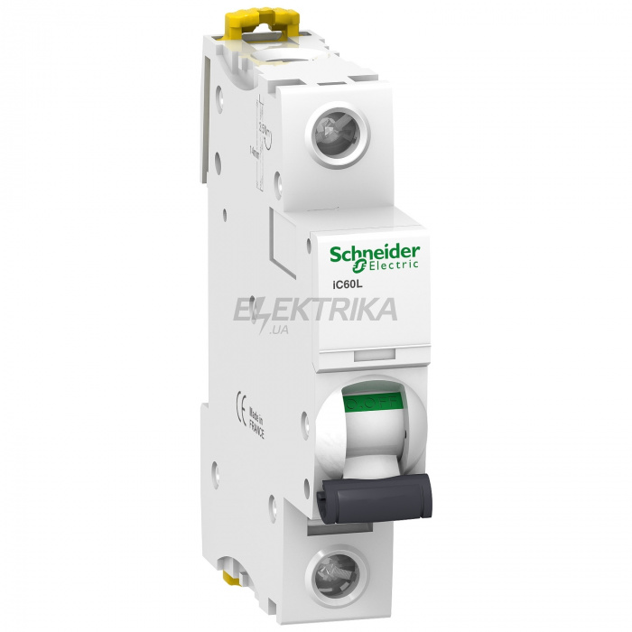 Автоматичний вимикач Schneider Electric Miniature circuit-breaker, Acti9 iC60L, 1P, 1.6 A, Z curve, 15000 A (IEC 60898-1), 100 kA (IEC 60947-2) A9F92172