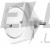 Вилка-трійник електрична Profiteс біла (PRFACS 9090001071)