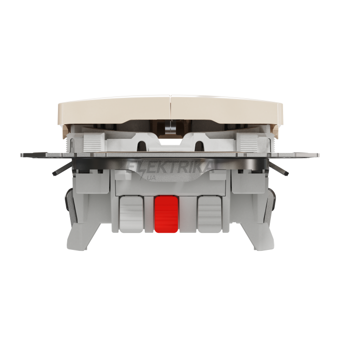 Двоклавішний перемикач Бежевий Sedna Design Schneider Electric SDD112108
