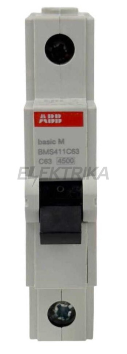 Автоматичний вимикач ABB basic M 1P C63 (2CDS641041R0634)