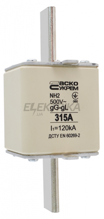 Запобіжник ножовий плавкий АСКО-УКРЕМ NH2 315A gG (A0050010036)